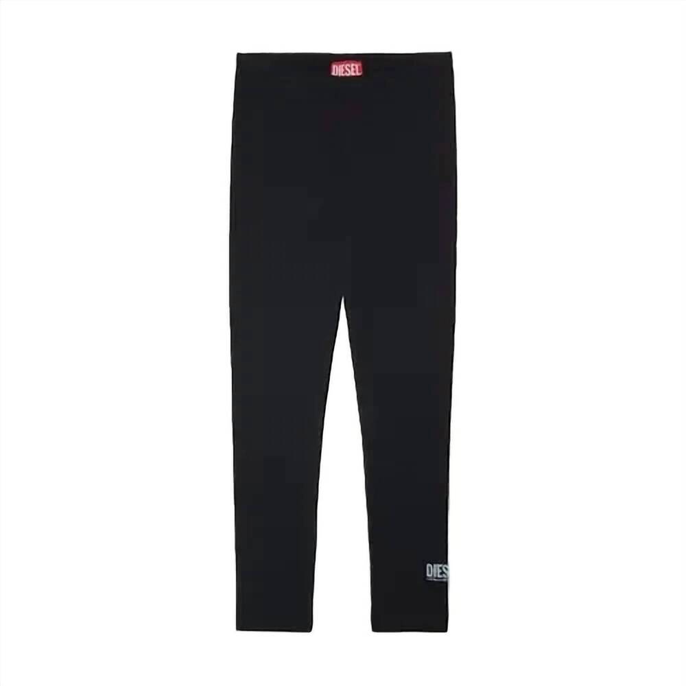 NEW DIESEL girl's basic leggings in black